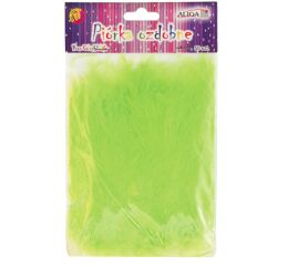 Peříčka dekorační 50 ks sv. zelená