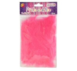 Peříčka dekorační 50 ks růžová