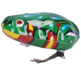 Natahovací žába kovová