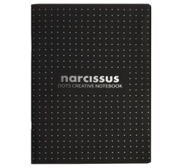 Sešit A4 Dots černý tečkovaný