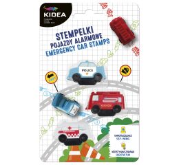 Razítko sada 3 ks auta s houkačkou