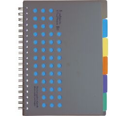 Blok spirálový B5 120l Dots čtv.