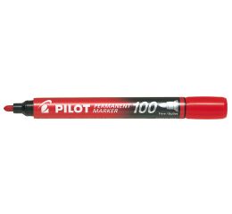 Permanentní popisovač Pilot 100 - červený