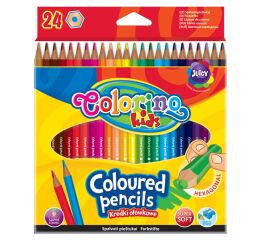 Colorino pastelky hexagonalní 24 barev