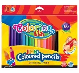 Colorino pastelky Jumbo Trio 18 barev