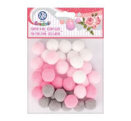 Bambule 20 mm růžové odstíny