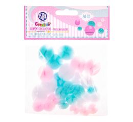 Bambule tylové 30 ks pastel