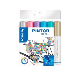 Dekorační popisovač Pilot Pintor Metal