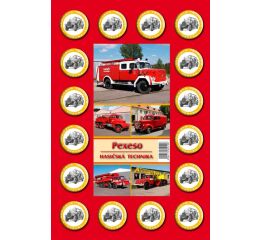 Pexeso A4 - Hasičská technika