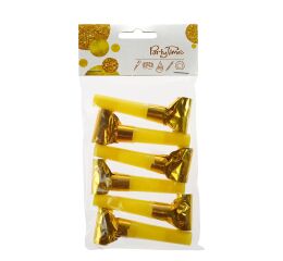 Párty frkačky 6 ks stříbrné