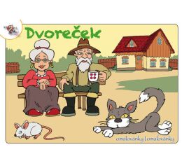 Omalovánky A5 - Dvoreček