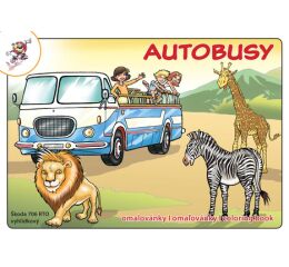 Omalovánky A5 - Autobusy