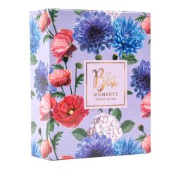 Fotoalbum kniha 10 x 15 cm 100 fotek Květy barevné