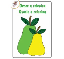 Omalovánky A5 - Ovoce a zelenina