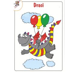 Omalovánky A5 - Draci