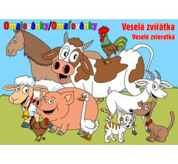Omalovánky A5 LUX - Veselá zvířátka
