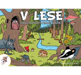 Omalovánky A5 LUX V lese