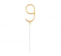 Prskavka ve tvaru čísla 9