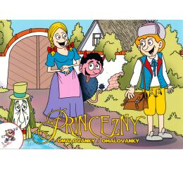 Omalovánky A5 LUX - Princezny