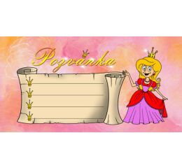 Pozvánka na oslavu - Princezna 10 ks