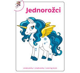Omalovánky A5 - Jednorožci