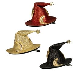 Párty čarodějnický klobouk na sponce