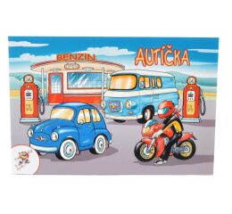 Omalovánky A5 LUX - Autíčka