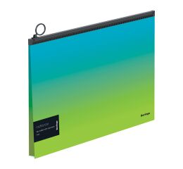 Desky se zipem Berlingo Radiance - A4 zelené