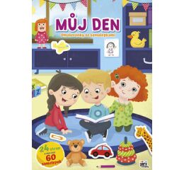Omalovánky A4 se samolepkami - Můj den 2678-3
