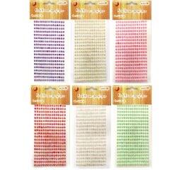 Kamínky samolepící 3 mm na blistru 9 x 16 cm