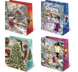 Vánoční papírová taška XL sestava 37