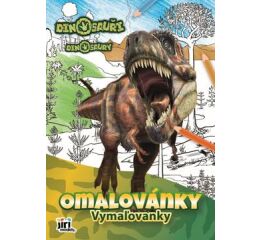 Omalovánky A4 - Dino 2923-4