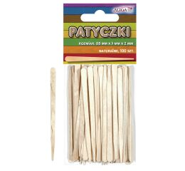 Dřívka natur hrocené 100 ks