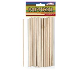 Dřívka natur kulaté 50 ks