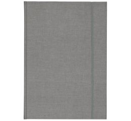 Skicák v deskách A5 s gumou šedy