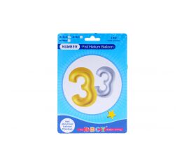 Balonky nafukovací ve tvaru čísla 3