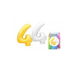 Balonky nafukovací ve tvaru čísla 4