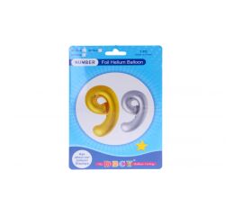 Balonky nafukovací ve tvaru čísla 9