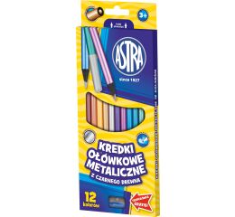 ASTRA pastelky Metalické 12 barev