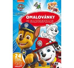 Omalovánky A4 se samolepkami - Tlapková patrola 3163-3