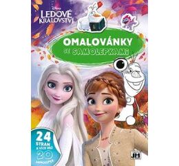 Omalovánky A+ se samolepkami - Frozen