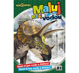 Omalovánky A5 maluj vodou Dinosaurus