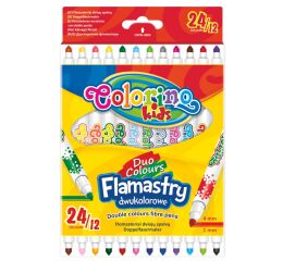 Colorino fixy  Duo 12ks / 24 barev