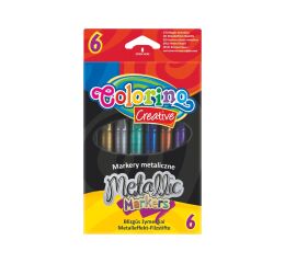 Colorino fixy metalické 6ks