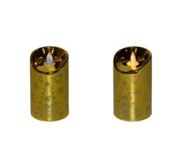 Zlatá svíčka na baterie