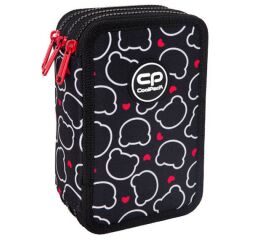 Penál 3 zipy Jumper Bear - vybavený