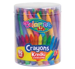 Colorino voskovky v kelímku 64 ks