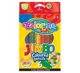 Colorino pastelky Jumbo SMALL HANDS 6 barev