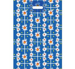 Taška PE s průhmatem Kopretiny