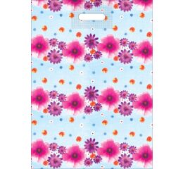 Taška PE s průhmatem Květinový den